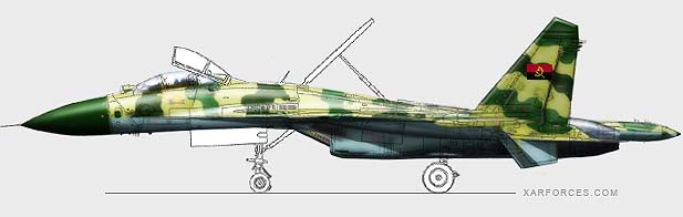 Angolan Su-27 Flanker-B