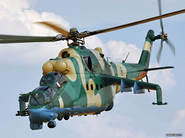 Russia delivers 2 combat helicopters to Peru