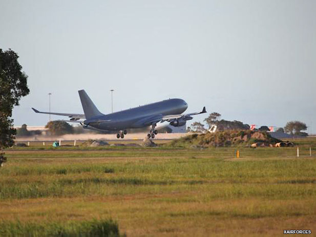 Royal Australian Air Force receives third Airbus Military A330MRTT