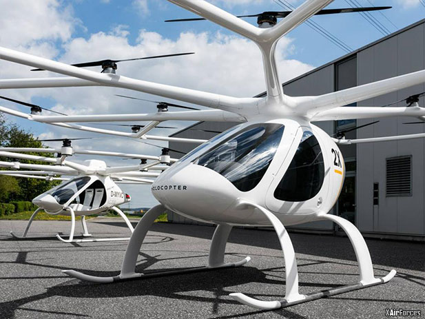 Singapore Collaborates With Volocopter To Add Air Taxis To Its Skyline