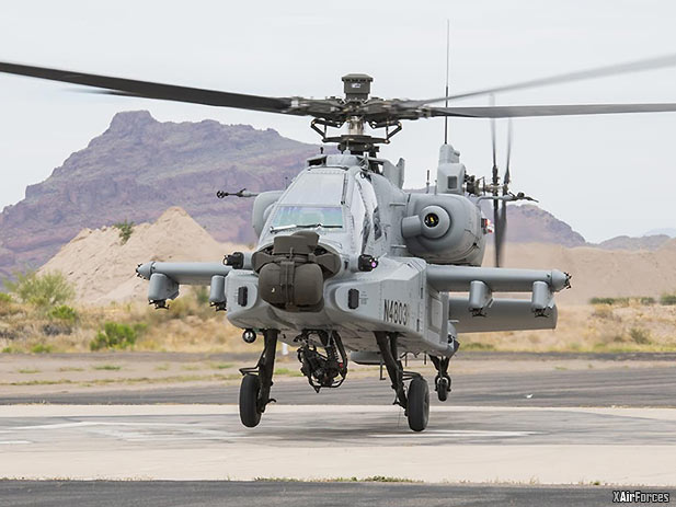 Indian Air Force Gets Its First AH-64E (I) Apache Attack Helicopter At Boeing Plant In US