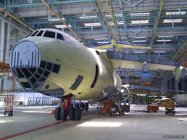Modernized Il-476 Transport Assembled 