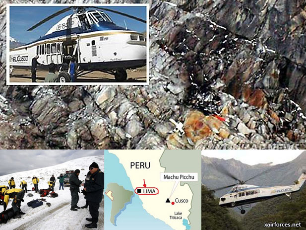 Recovery team on way to Peru helicopter crash Kills All 14 on Board