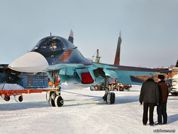 Sukhoi Delivers 5 Su-34 Bombers to Russian Air Force