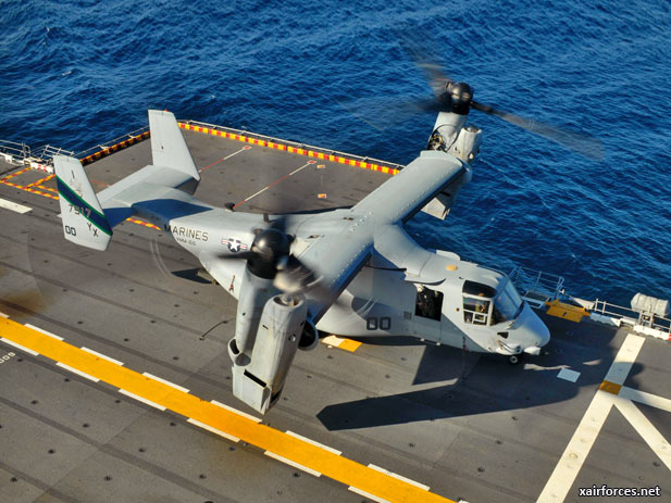 MV-22 Osprey Crashes During Military Exercise