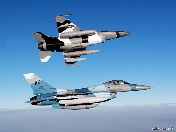 USAF F-16 Fighter-Falcons move would alter Eielson map