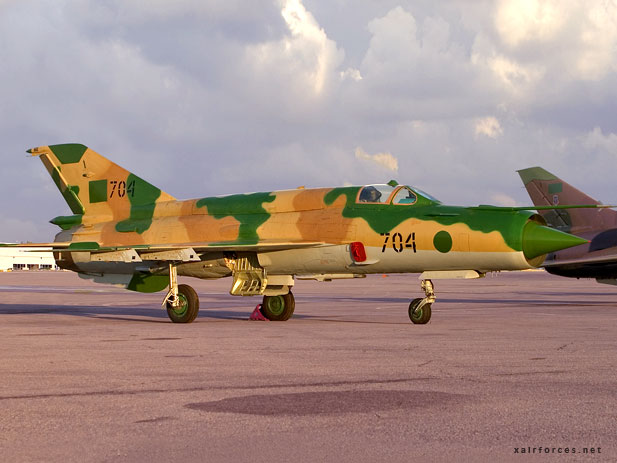 Libyan Air Force Mikoyan Gurevich MiG-21bis Fishbed-N