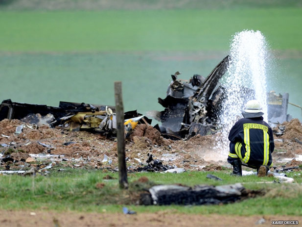 US Air Force attack jet crashes in Germany