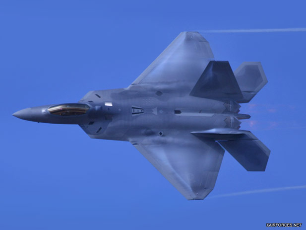 U.S Air Force F-22 Single-Ship Demo Team Reduction