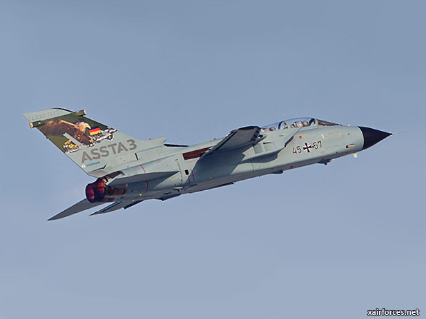 First flight of TORNADO production aircraft with ASSTA 3.0