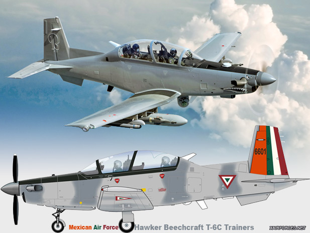 Hawker Beechcraft Scores T-6C Trainer Order from Mexico