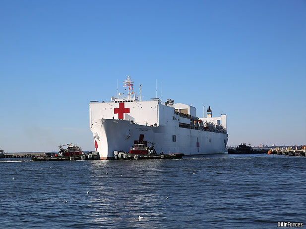 US Navy hospital ship is sending to Venezuela
