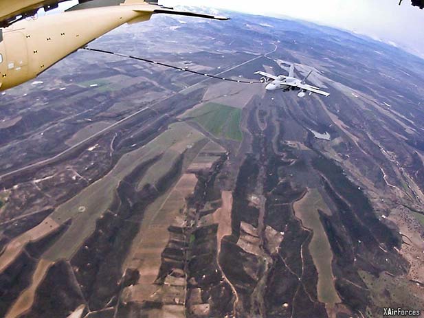 Spanish Air Force Airbus C295 successfully performs wet contacts as a tanker