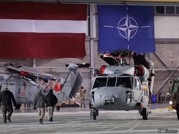 Latvia receives first Black Hawks to replace Soviet Mi-17 helicopters