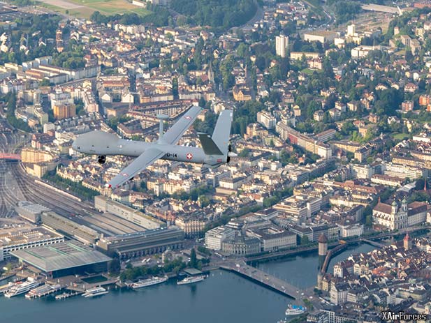 Swiss Air Force receives first two Hermes 900 UAVs