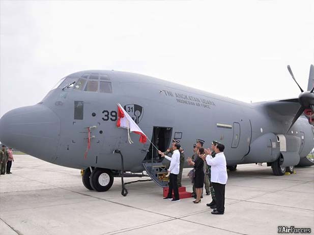 First C-130J-30 for Indonesia arrives in country