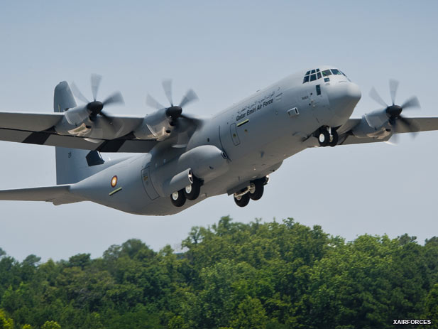Lockheed flies first C-130J for Qatar EAF