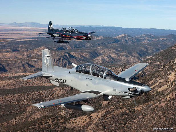 Hawker Beechcraft Protests Exclusion of AT-6 from U.S. Light Air Support Contest