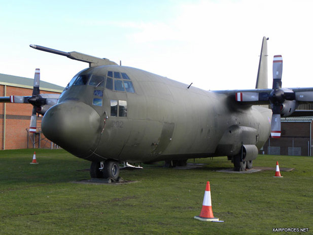 Hercules C130K displayed at RAF Cosford