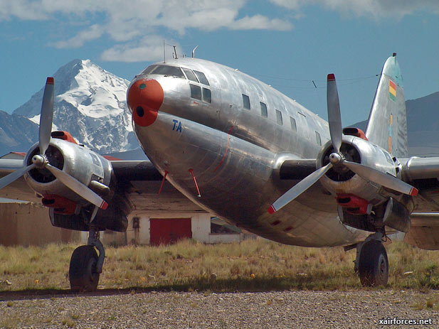 Bolivian twin-engine Curtiss C-46 plane crash