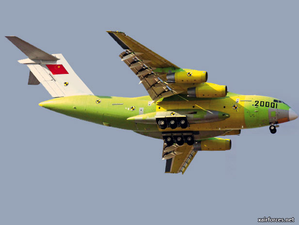 China's Xian Y-20 Airborne