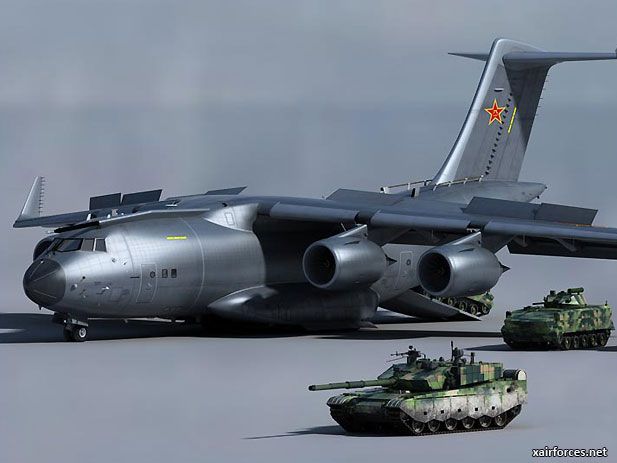 CG Pics of PLA Heavy Airlifter: very close to the real