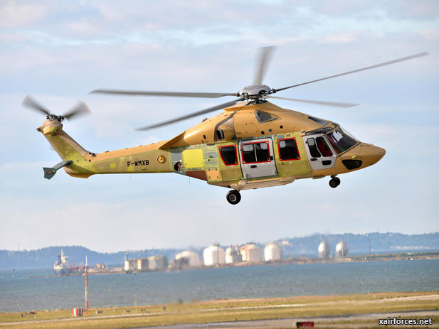 The first production EC175 helicopter takes flight