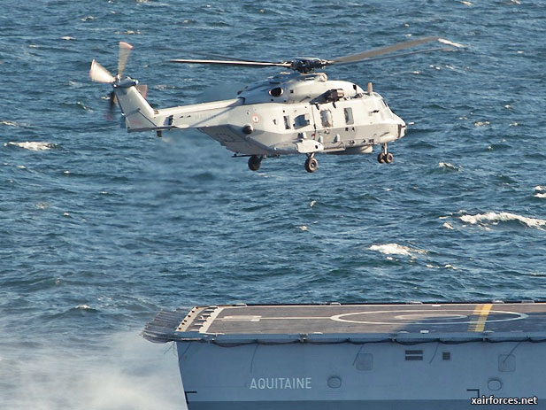 French Navy NH90 Begins Trials on FREMM Frigate