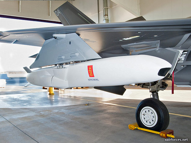 First Kongsberg Joint Strike Missile (JSM) fitted on the F-35