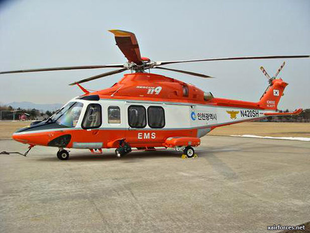 AW139 Delivered To Incheon Fire Fighting Department