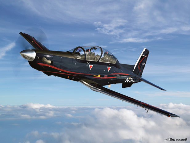 Beechcraft Features T-6C Military Trainer and King Air 350i Turboprop at Avalon in Australia