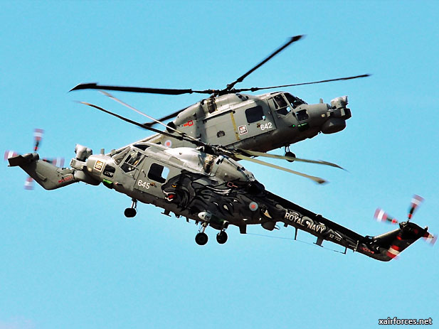 The Royal Navy's Helicopter Display Team Westland Lynx of the Black Cats Ready for Diamond Jubilee display season