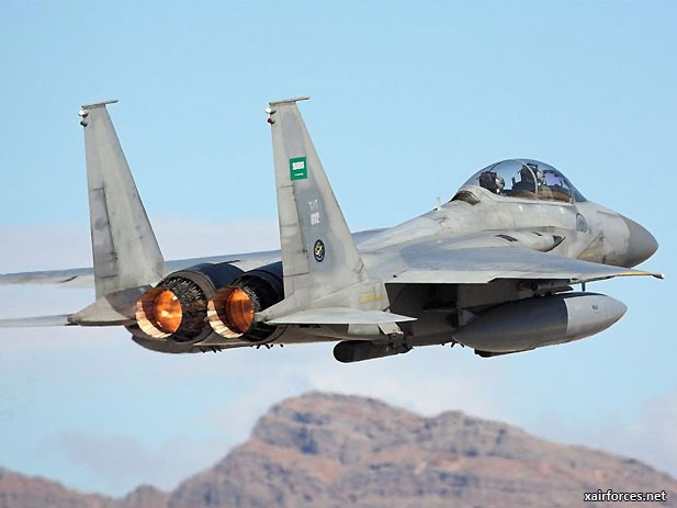 Royal Saudi Arabian Air Force's F-15 Eagle Crashed