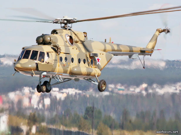 Russian Air Force to Get 400 Modernized Mi-8 Helicopters by 2020