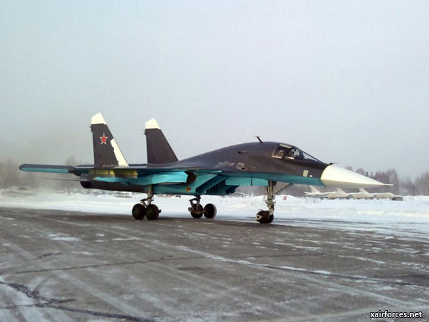 Sukhoi delivered Su-34 frontline bombers to the Russian Air Force