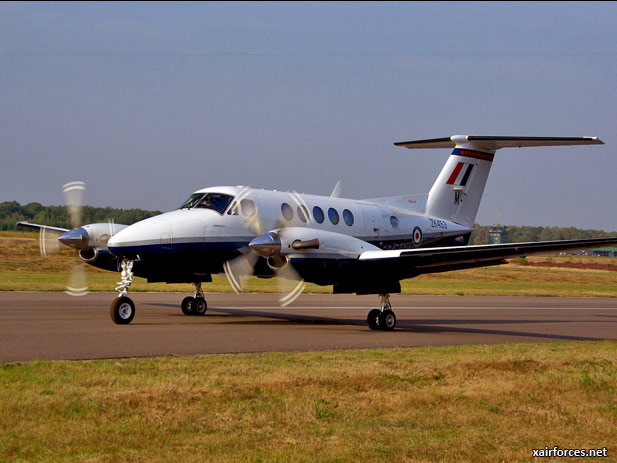 HBC Takes T-6C, ISR King Air, to UK Shows