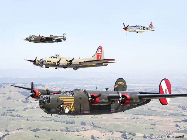 Famous WWII Bomber And Fighter Planes Visit Oklahoma City