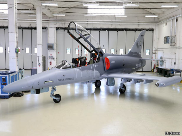 The Czech Army took over three two-seat L-159T2 aircraft