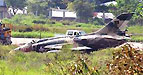 Bangladesh A-5C (Q-5III) Fantan aircraft crash-lands in Chittagong